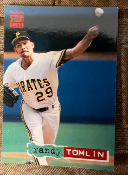 1994 Topps Stadium Club #316 Randy Tomlin — front