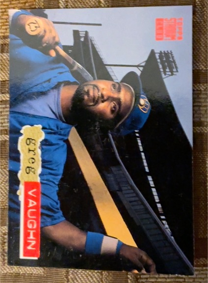 1994 Topps Stadium Club #378 Greg Vaughn — front