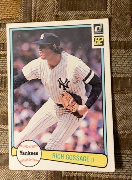 1982 Donruss #283 Rich Gossage — front