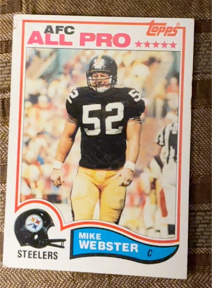1982 Topps #222 Mike Webster — front