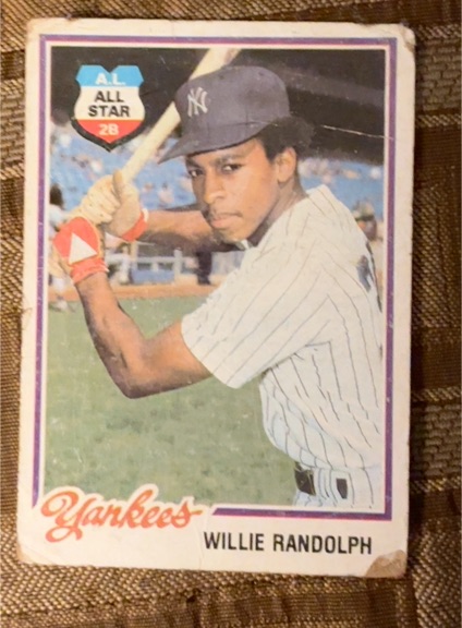 1978 Topps Burger King #13 Willie Randolph — front