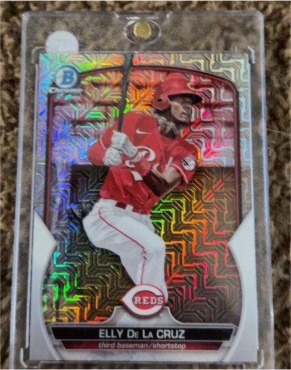 2023 Bowman Chrome #BCP-65 Elly De La Cruz — front