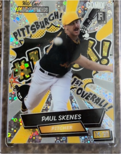 2024 Wild Card Allumination Comix #ACSP-PS4 Paul Skenes — front
