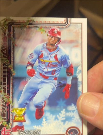 2025 Topps Holiday #H193 Masyn Winn — front