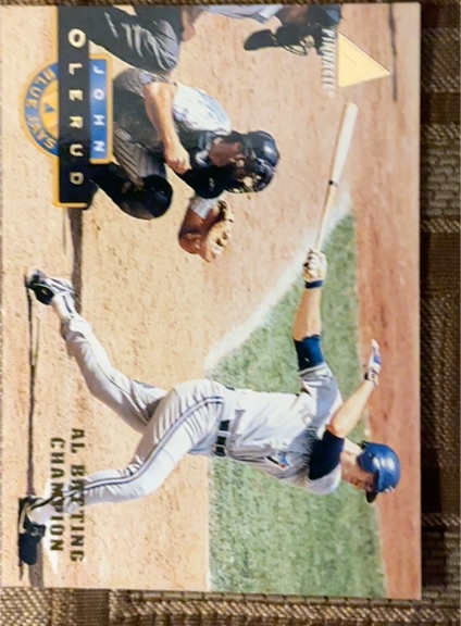 1994 Pinnacle #5 John Olerud — front