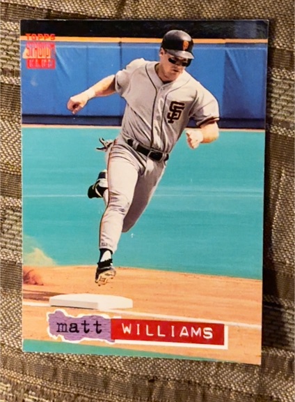 1994 Topps Stadium Club #419 Matt Williams — front
