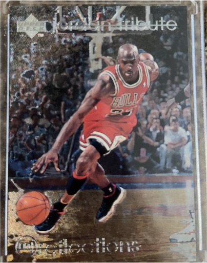 1997 Upper Deck Michael Jordan Tribute MJ Reflections — front