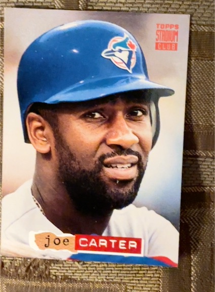 1994 Topps Stadium Club #300 Joe Carter — front