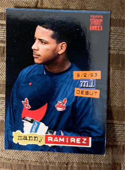 1994 Topps Stadium Club #320 Manny Ramirez — front