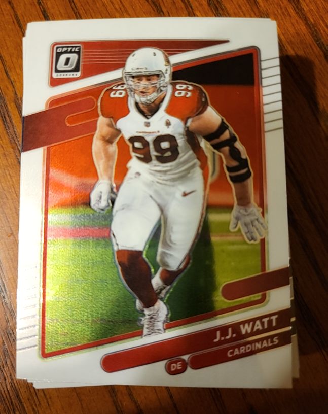 2021 Panini Donruss Optic #180 J.J. Watt — front