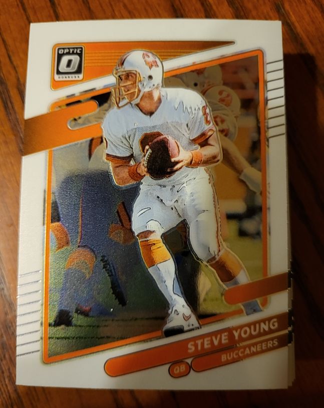 2021 Donruss Optic #175 Steve Young Tampa Bay Buccaneers — front