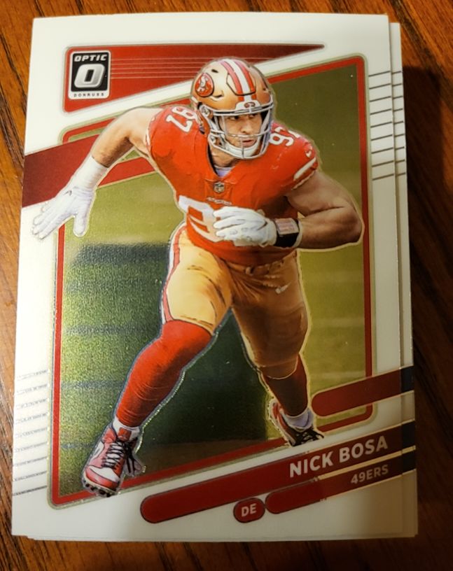 2021 Donruss Optic #193 Nick Bosa — front