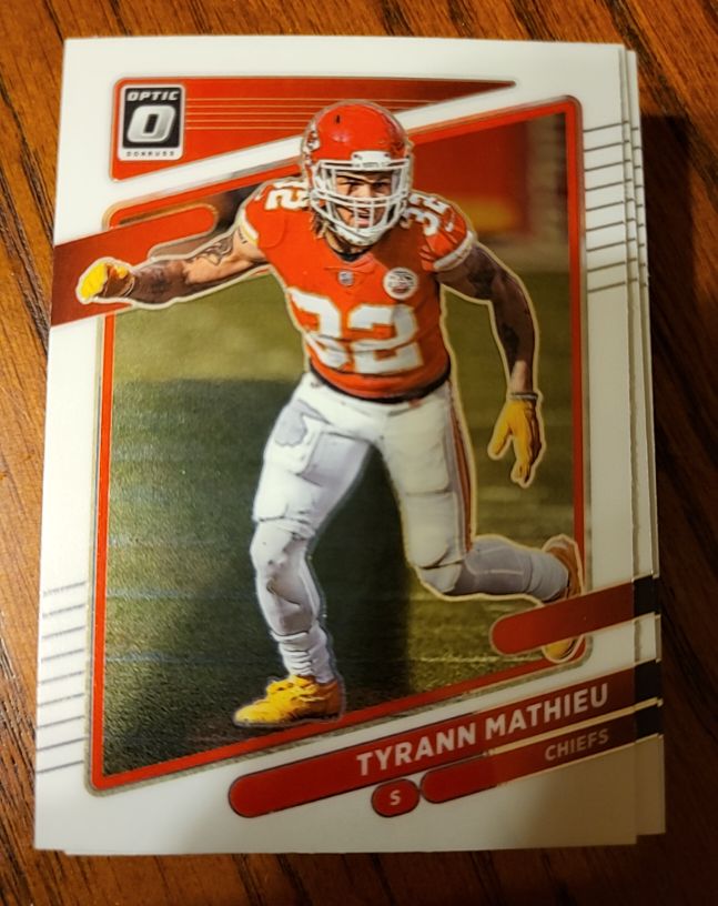 2021 Donruss Optic #37 Tyrann Mathieu — front