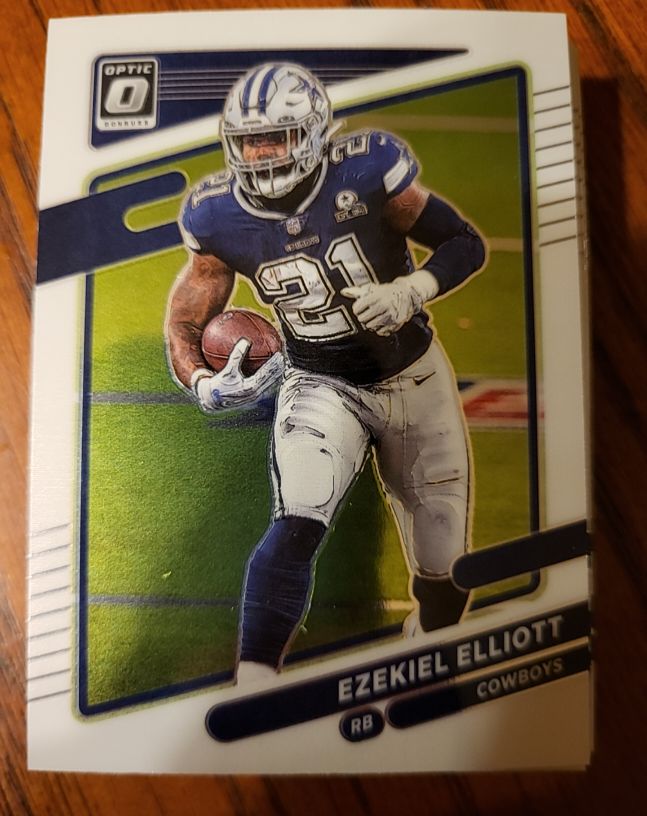 2021 Panini Donruss Optic #23 Ezekiel Elliott — front