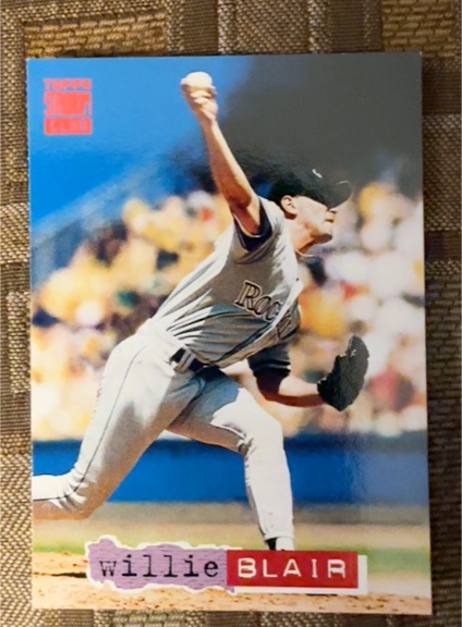 1994 Topps Stadium Club #348 Willie Blair — front