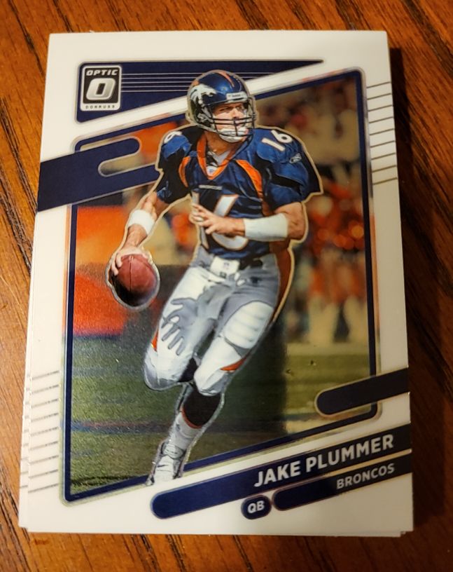 2021 Donruss Optic #31 Jake Plummer Denver Broncos — front