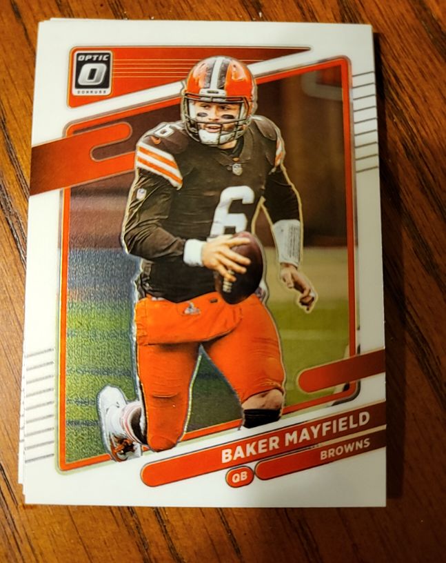 2021 Panini Donruss Optic #140 Baker Mayfield — front