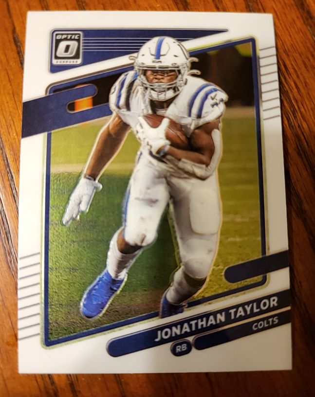 2021 Panini Donruss Optic #110 Jonathan Taylor — front
