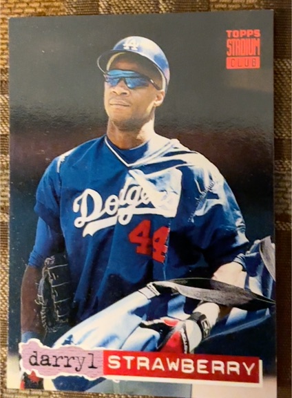 1994 Topps Stadium Club #335 Darryl Strawberry — front