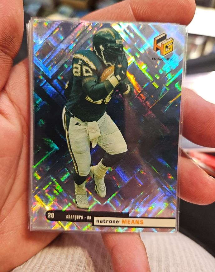 1999 Upper Deck HoloGrFX #48 Natrone Means — front
