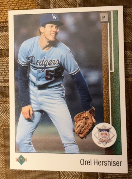 1989 Upper Deck #665 Orel Hershiser — front