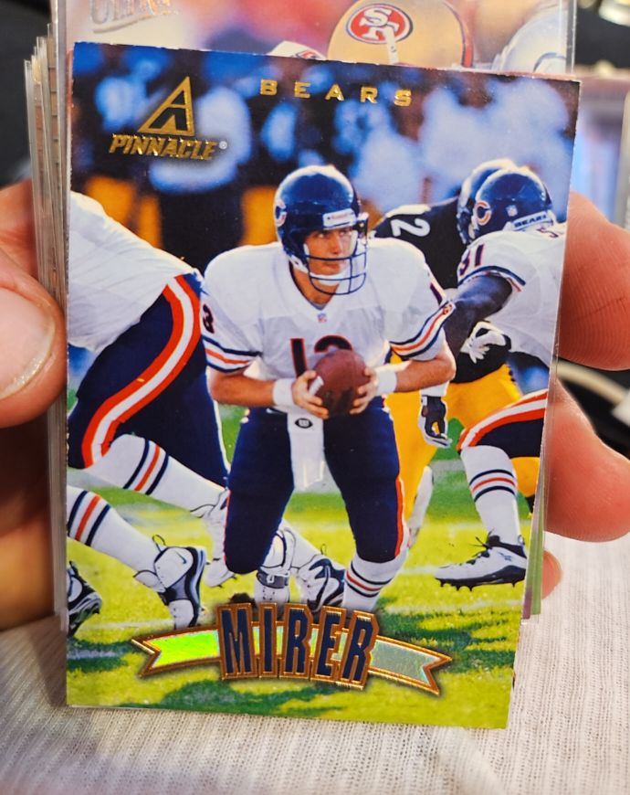 1997 Pinnacle #12 Rick Mirer — front