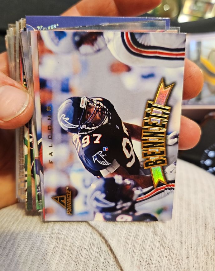 1997 Pinnacle #61 Cornelius Bennett — front