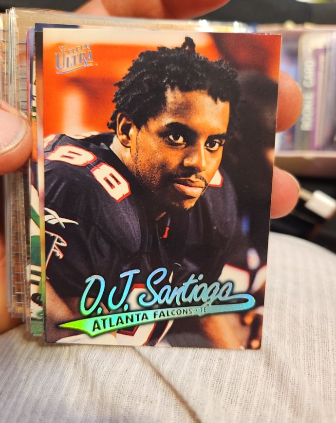 1997 Fleer Ultra #322 O.J. Santiago — front