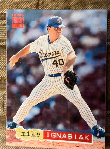 1994 Topps Stadium Club #489 Mike Ignasiak — front