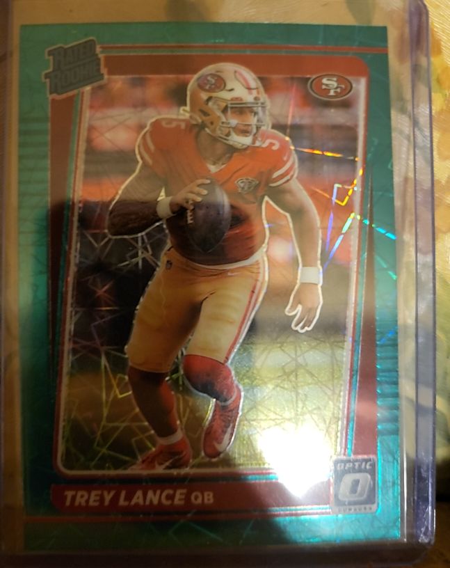 2021 Donruss Optic #203 Trey Lance — front