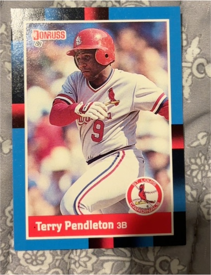 1988 Donruss #454 Terry Pendleton — front