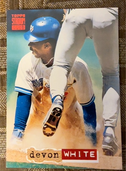 1994 Topps Stadium Club #326 Devon White — front