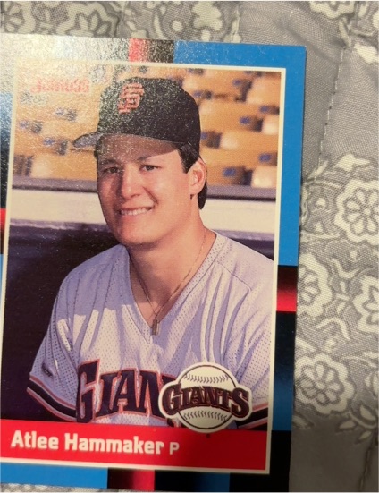 1988 Donruss #450 Atlee Hammaker — front
