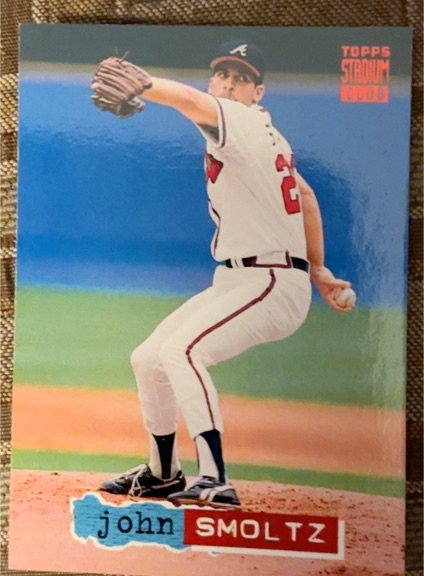 1994 Topps Stadium Club #405 John Smoltz — front