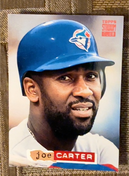 1994 Topps Stadium Club #300 Joe Carter — front