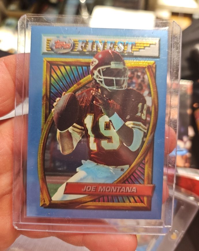 1994 Topps Finest #172 Joe Montana — front