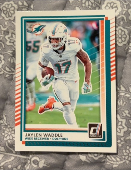 2025 Panini Donruss #233 Jaylen Waddle Miami Dolphins — front