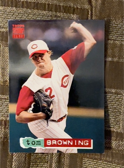 1994 Topps Stadium Club #433 Tom Browning — front