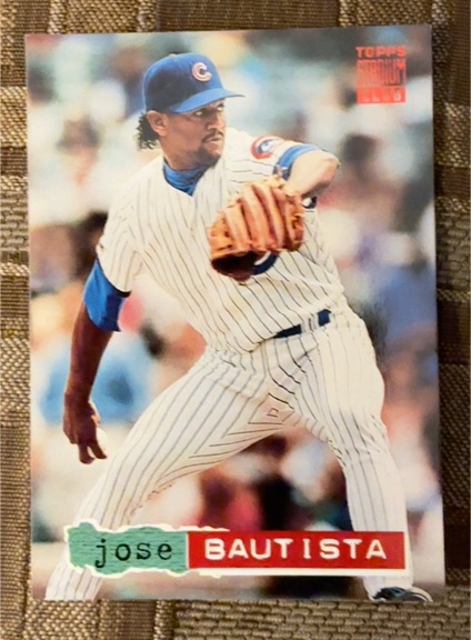 1994 Topps Stadium Club #421 Jose Bautista — front