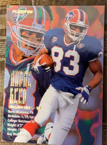 1995 Fleer #38 Andre Reed — front