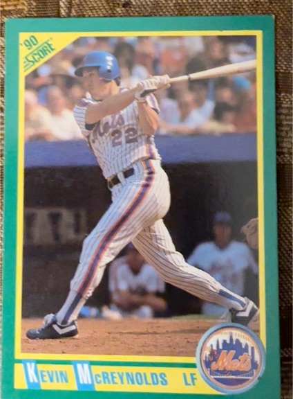 1990 Score #5 Kevin McReynolds — front