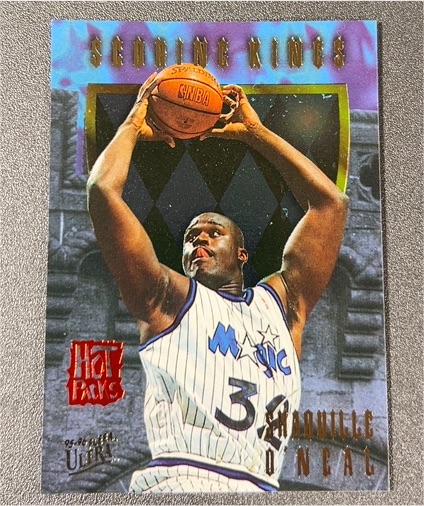 1995-96 Fleer Ultra #8 Scoring Kings Hot Packs Shaquille O'Neal — front