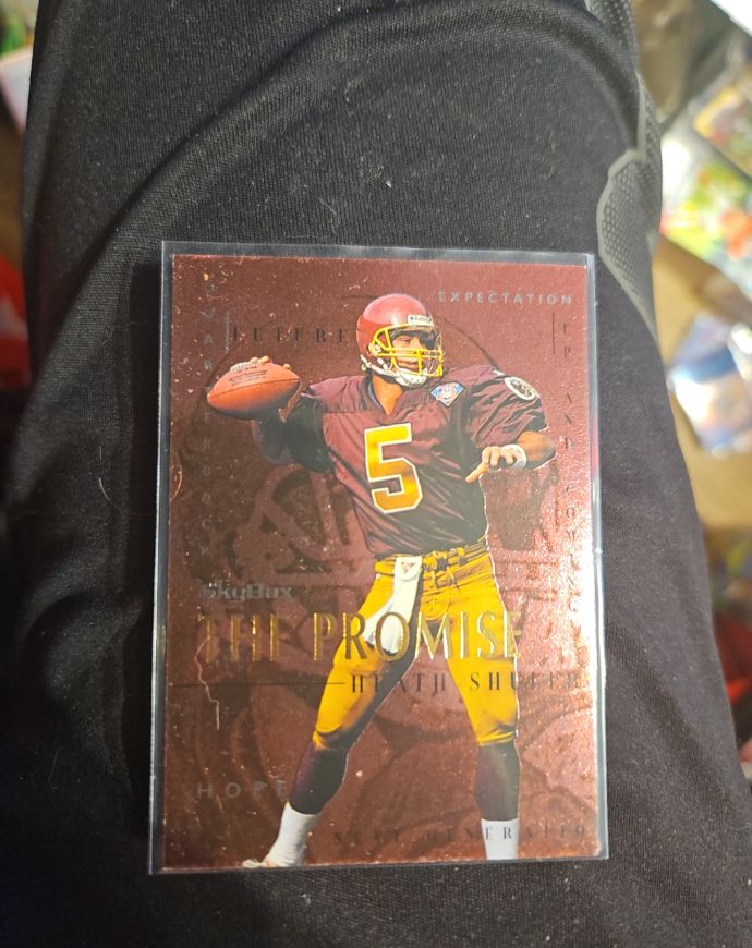 1995 SkyBox Premium The Promise #P13 Heath Shuler — front