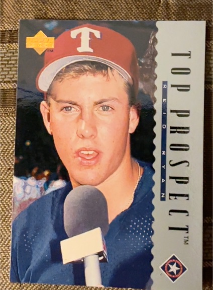 1995 Upper Deck #15 Reid Ryan Texas Rangers — front