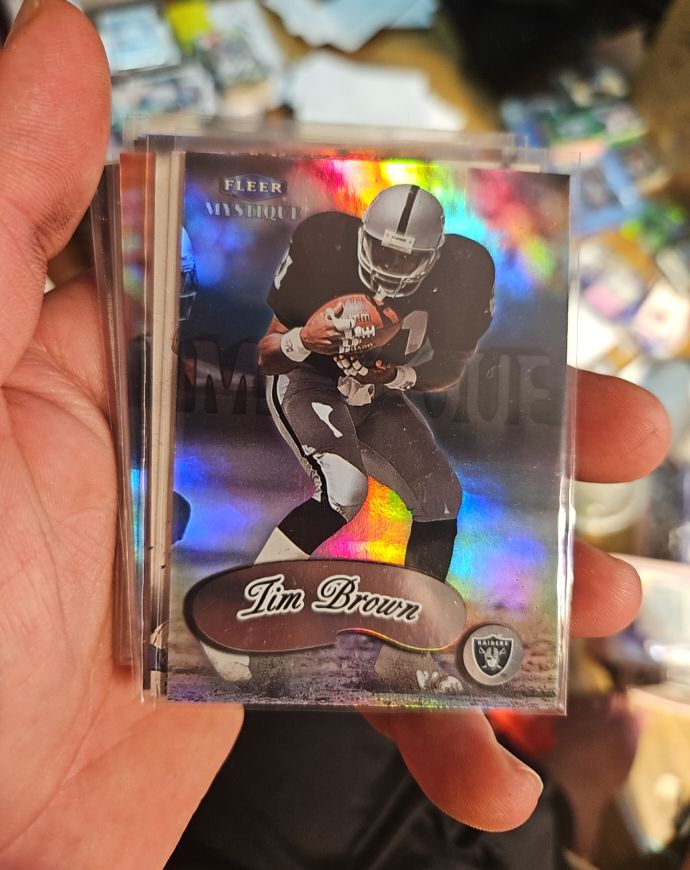 1999 Fleer Mystique #81 Tim Brown — front