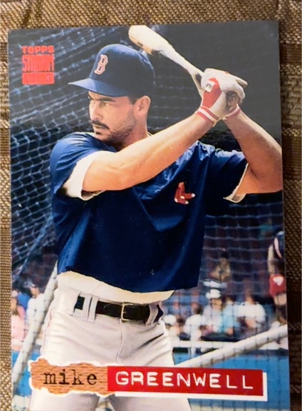 1994 Topps Stadium Club #386 Mike Greenwell — front