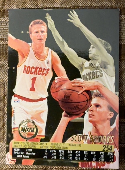 1992-93 Topps Stadium Club #254 Scott Brooks — front
