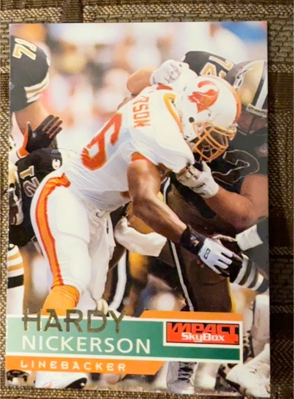 1995 SkyBox Impact #143 Hardy Nickerson — front
