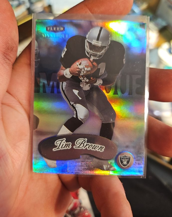 1999 Fleer Mystique #81 Tim Brown — front