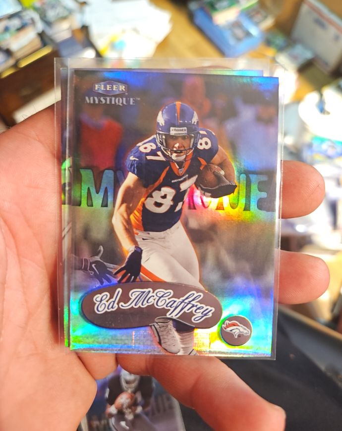 1999 Fleer Mystique #67 Ed McCaffrey — front